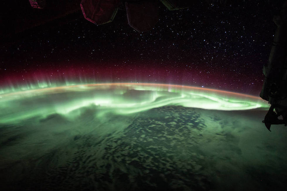 Un’aurora fotografata dalla Stazione Spaziale Internazionale dall’astronauta statunitense Jack Fischer

(Jack Fischer, ESA/NASA)